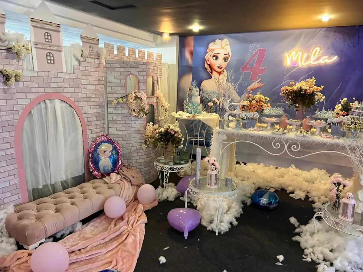 Célébration Reine des Neiges 4 ans